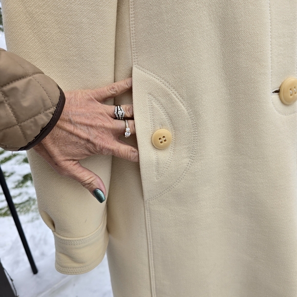 J.Crew jacket, size 12, EUC, cream/ off-white - Picture 7 of 10